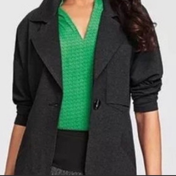 CAbi Emerald green popover top silk / viscose - Picture 2 of 9